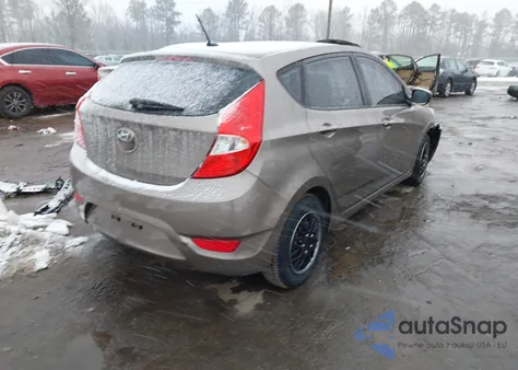 2013 Hyundai Accent Gs из США, поврежденный, VIN KMHCT5AE6DU060497